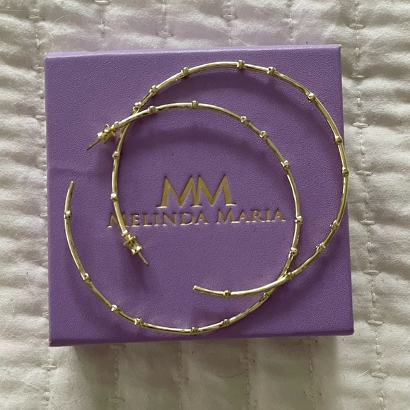 Melinda Maria 4 inch Big Ass Hoops, Brand New - Picture 3 of 3